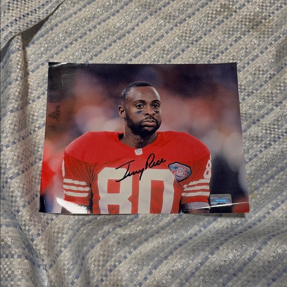 Other - Jerry rice 49ers Autographed 8 x 10 photo